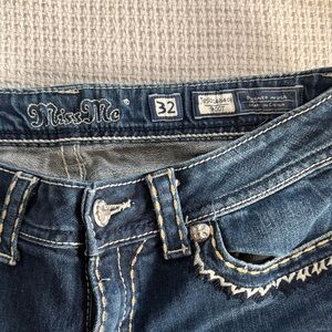 Miss Me Dark Blue Denim Jeans